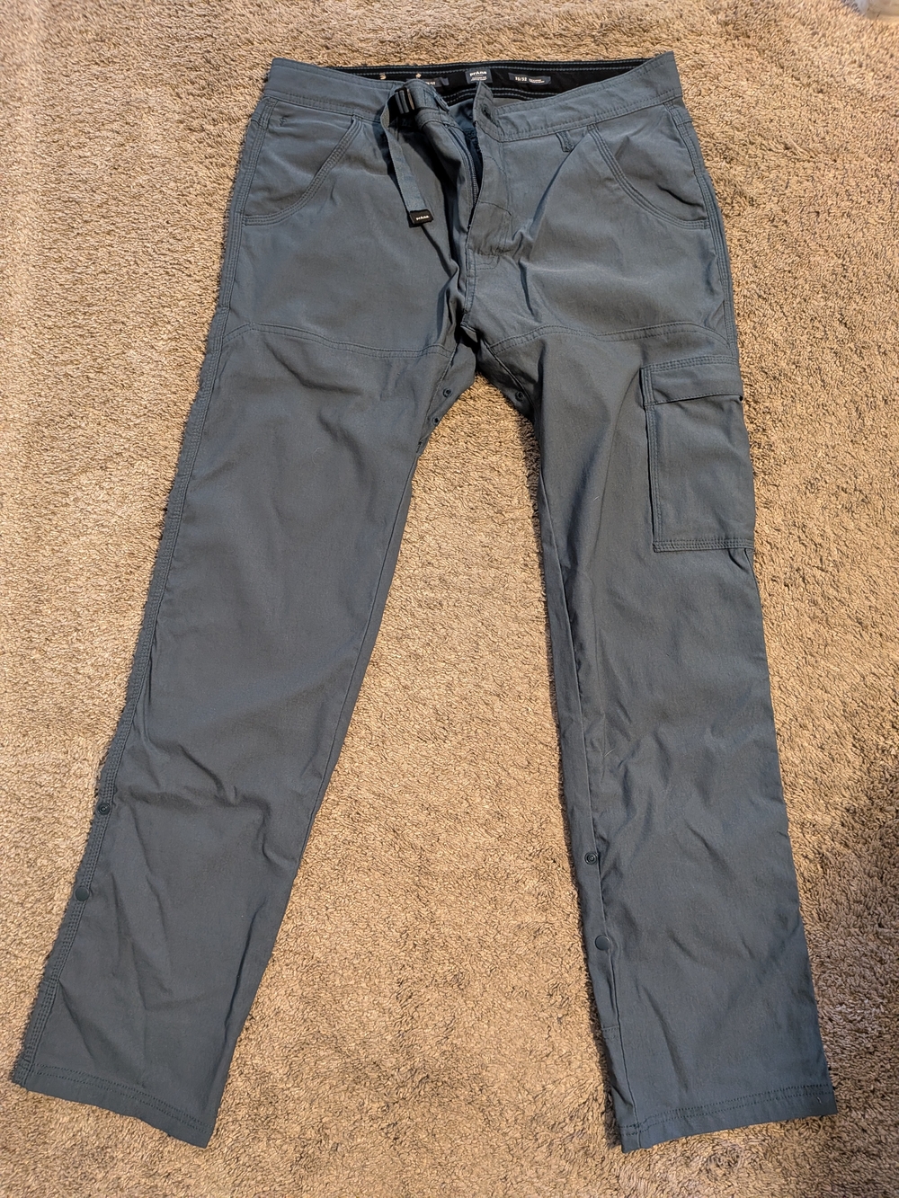 Prana Men's Cargo Pants in Slate Blue-Gray